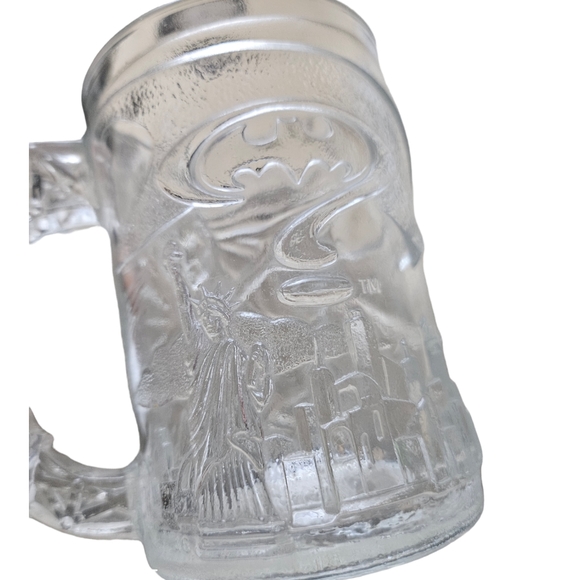 Batman for ever McDonald’s Vintage 1995 Glass Mug - Picture 4 of 6